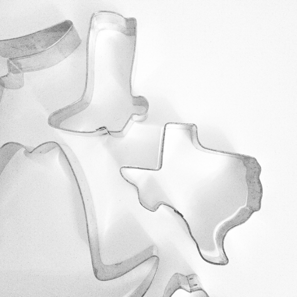 Western Cowboy Rodeo Texas Theme Vintage Cookie Cutters (Set of 7) - Picture 4 of 5